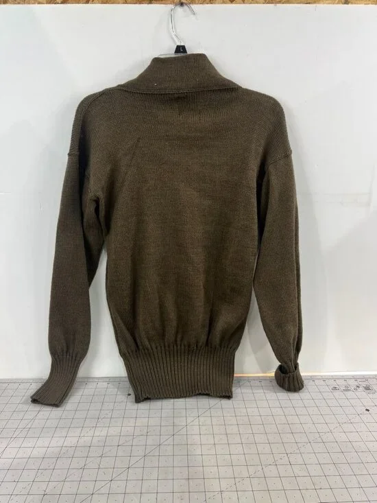 Vintage Military Wool Pullover Sweater Men's Large US Military SEBO Knitwear - Picture 4 of 10